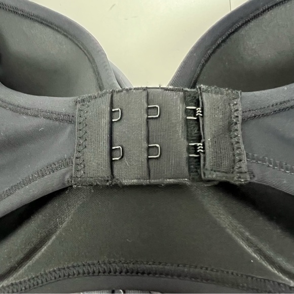 Rene ROFE Women’s Bras Sz 36C Lot/2 Gray & Black Wire-free Lightly Padded - Picture 6 of 9